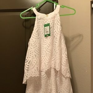 NWT Lilly Pulitzer white romper